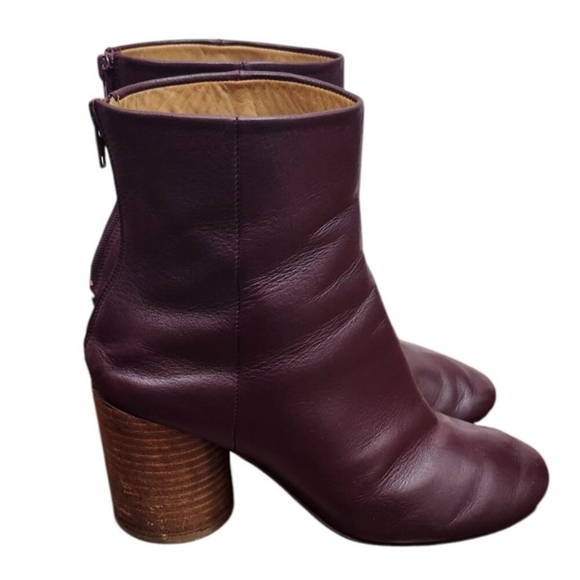 Vintage Maison Martin Margiela Tabi Leather Ankle Boots Size EU 37/US 6.5 - Picture 5 of 14